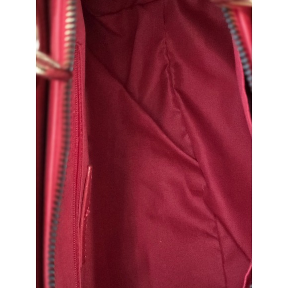 Badgley Mischka Vegan Leather Tote Bag with Straps in Red‎ NWT MSRP$129 #0114 - Picture 8 of 15
